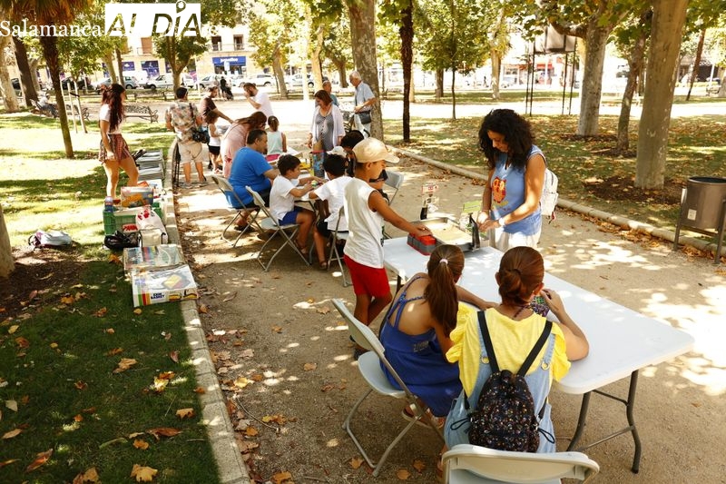 Los juegos de mesa, protagonistas en el parque de La Alamedilla 