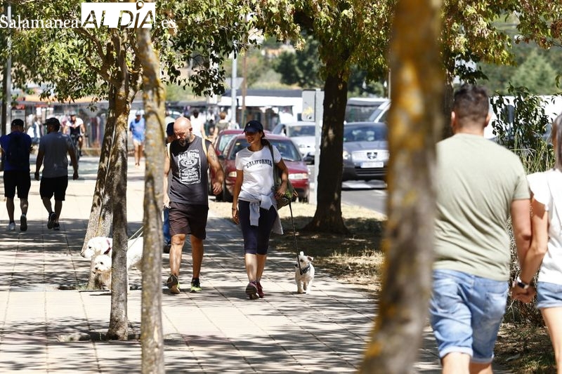 La bajada de las temperaturas anima a paseantes y deportistas a tomar el aire en La Aldehuela 