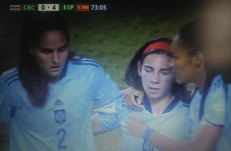 Carmen Álvarez Sánchez aumenta su participación en la manita de España a Costa Rica