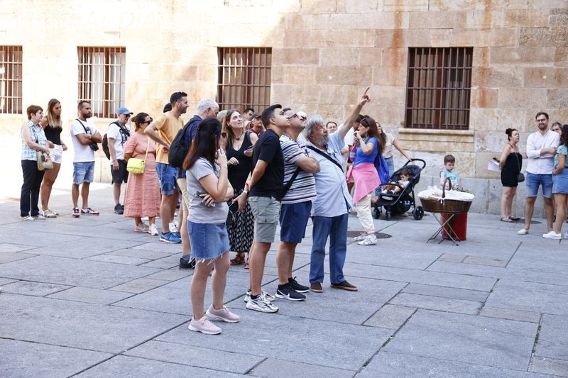 Los turistas aprovechan el último fin de semana de agosto para disfrutar de Salamanca