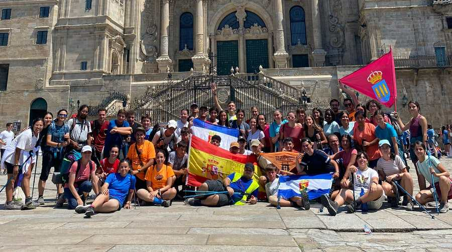 Llegan a Santiago de Compostela los jóvenes peregrinos de la Diócesis de Ciudad Rodrigo