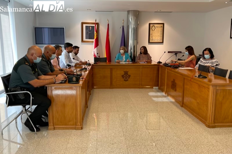 Peñaranda acoge la Junta de Seguridad Local para reforzar los protocolos y la coordinación de cara a las Ferias y Fiestas