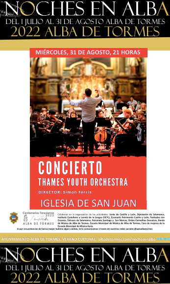 El ciclo Noches en Alba finaliza con el concierto de la Thames Youth Orchestra