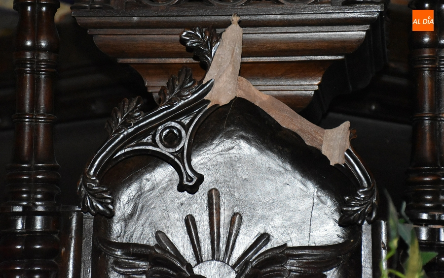 Unas obras en la Iglesia de San Agustín causan daños al emblemático paso de Jesús Nazareno