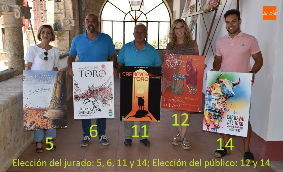 Elegidos 5 finalistas para anunciar el Carnaval del Toro 2023