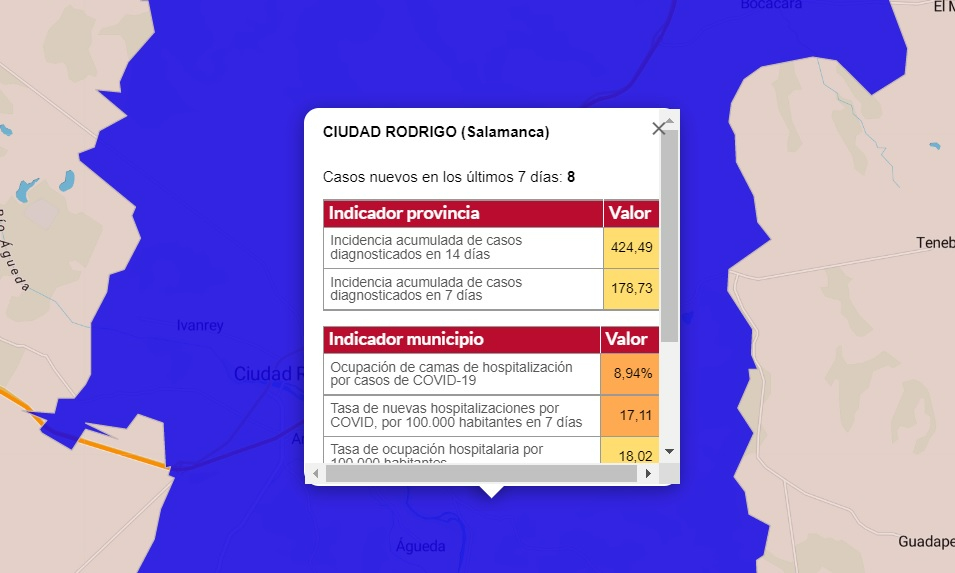 Sólo 3 localidades han registrado casos en la última semana entre los mayores de 60 años