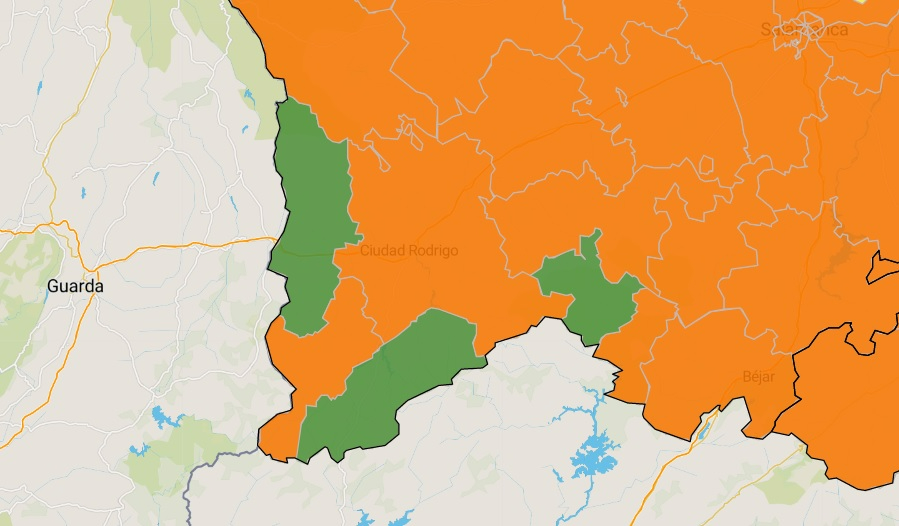 La comarca mirobrigense luce 3 zonas en verde, la mejor situación desde noviembre