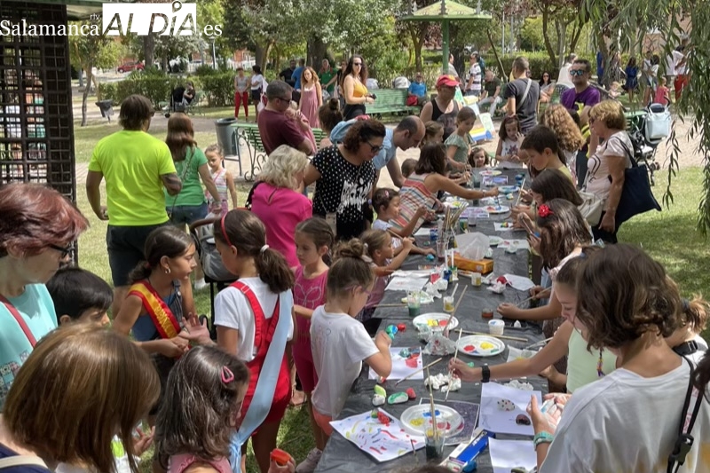 El parque Los Jardines acogía una actividad infantil sobre el Medio Ambiente