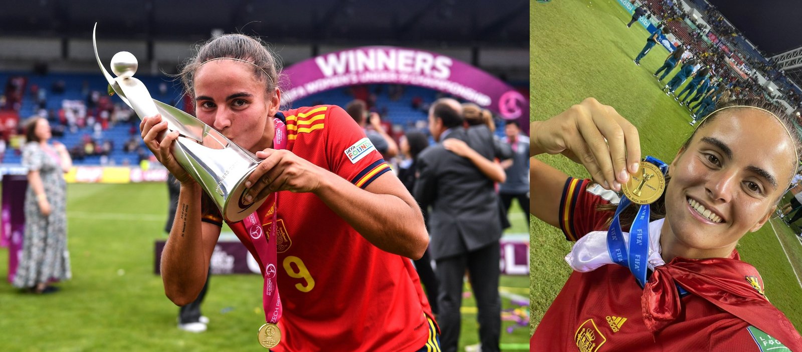 El verano mágico de Carmen Álvarez, campeona de la Eurocopa y el Mundial con España
