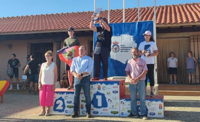 Lidia Pérez se proclama subcampeona de España de Recorridos de Caza