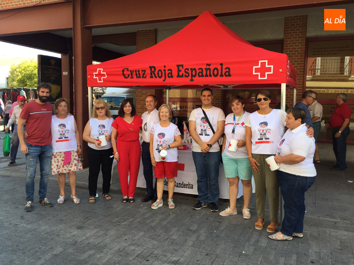 La banderita solidaria de Cruz Roja vuelve a ser protagonista en agosto en Peñaranda y comarca