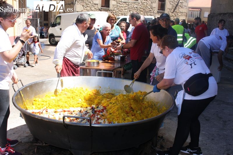 En Masueco comienzan las fiestas con una paella de 1.100 raciones
