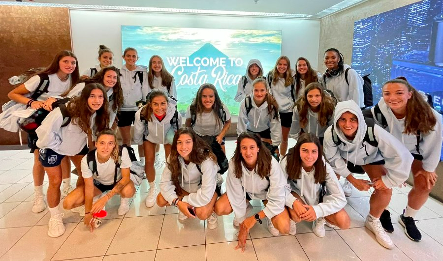 La Selección Española Sub’20 ya se encuentra en Costa Rica