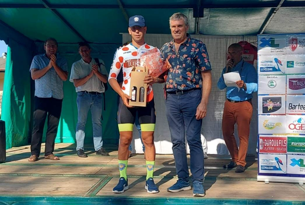 Alejandro Rodríguez Gómez se hace con el maillot de mejor escalador en el Tour Des Landes