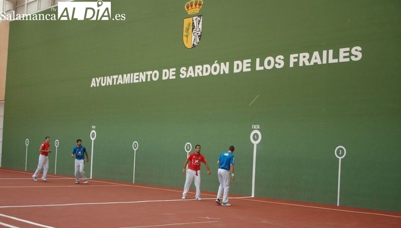 Pelota de nivel el 21 de agosto en Sardón de los Frailes