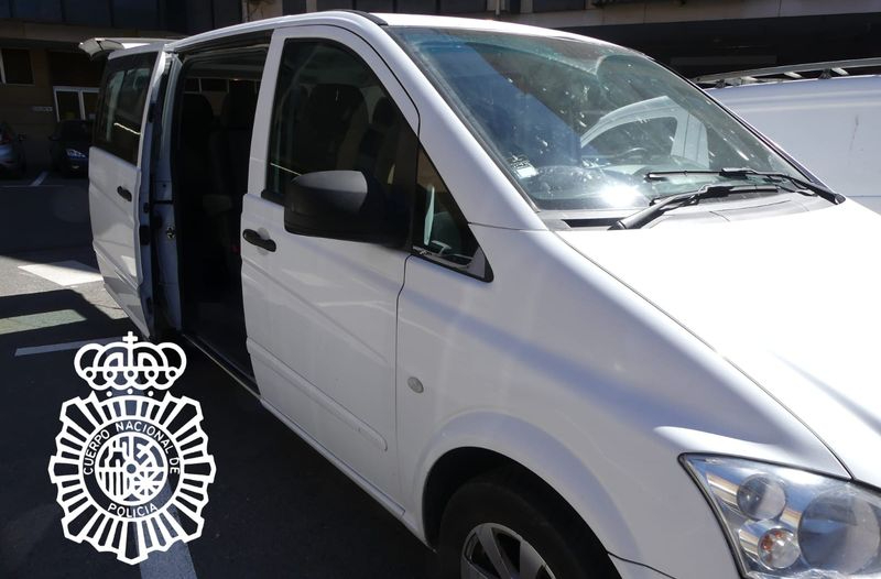 El navegador GPS permite recuperar en Salamanca una furgoneta robada en La Línea de la Concepción