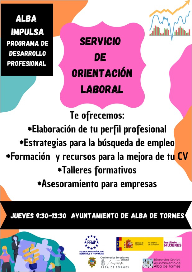 Alba Impulsa ofrece un servicio de orientación laboral y cursos de formación a empleadores y personas desempleadas