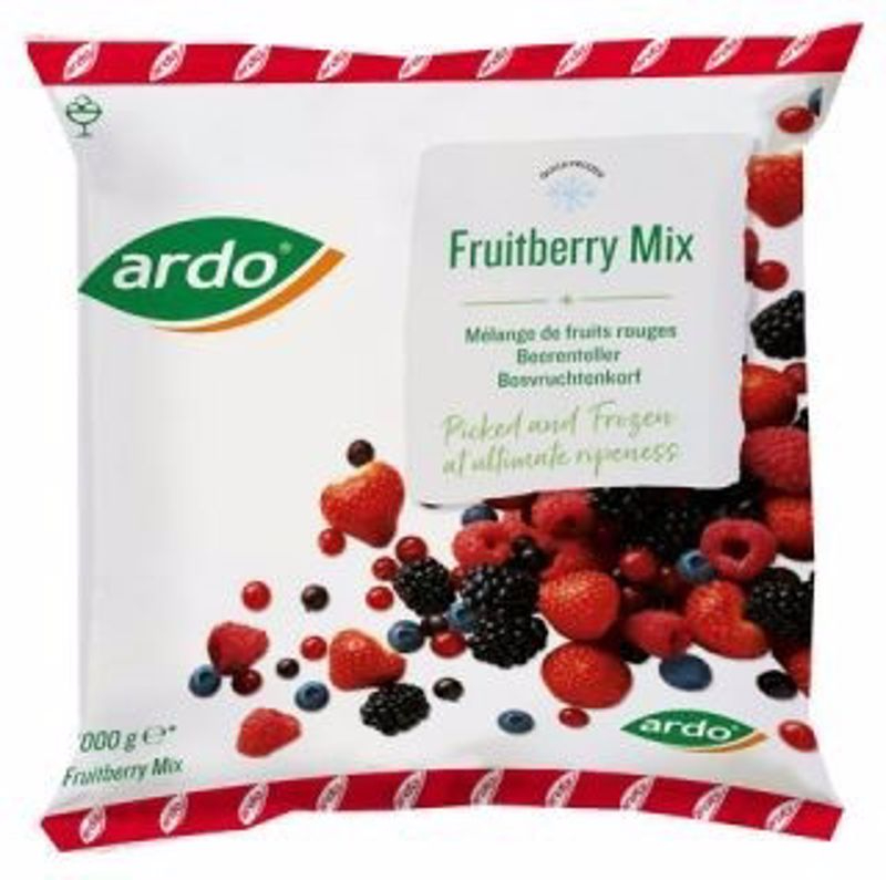 Alerta por la presencia de hepatitis A en algunos lotes de la mezcla de frutas congeladas Fruitberry Mix
