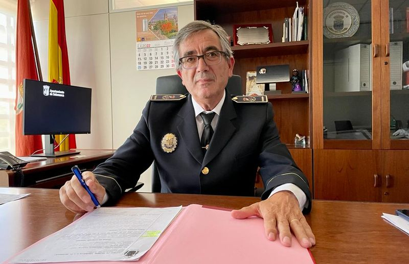 Jesús Esteban del Rey es desde este lunes el nuevo jefe de la Policía Local de Salamanca