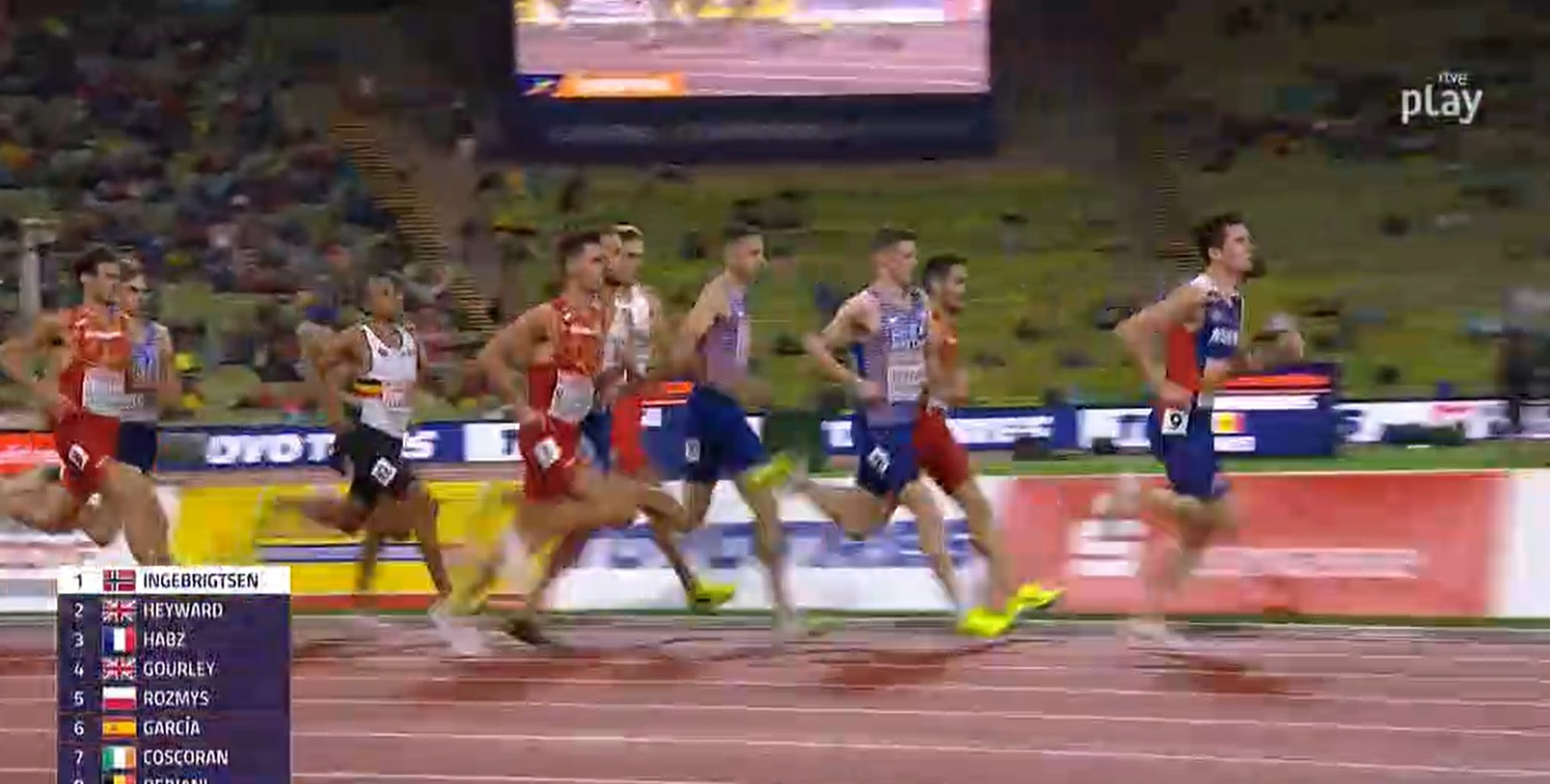 Mario García Romo, medalla de bronce en el 1.500 del Europeo de Múnich