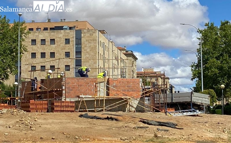 Avanza la construcción de la torre que homenajeará en Salamanca al Regimiento de Ingenieros número 11