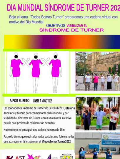 El reto de las asociaciones Síndrome de Turner para conmemorar el día mundial