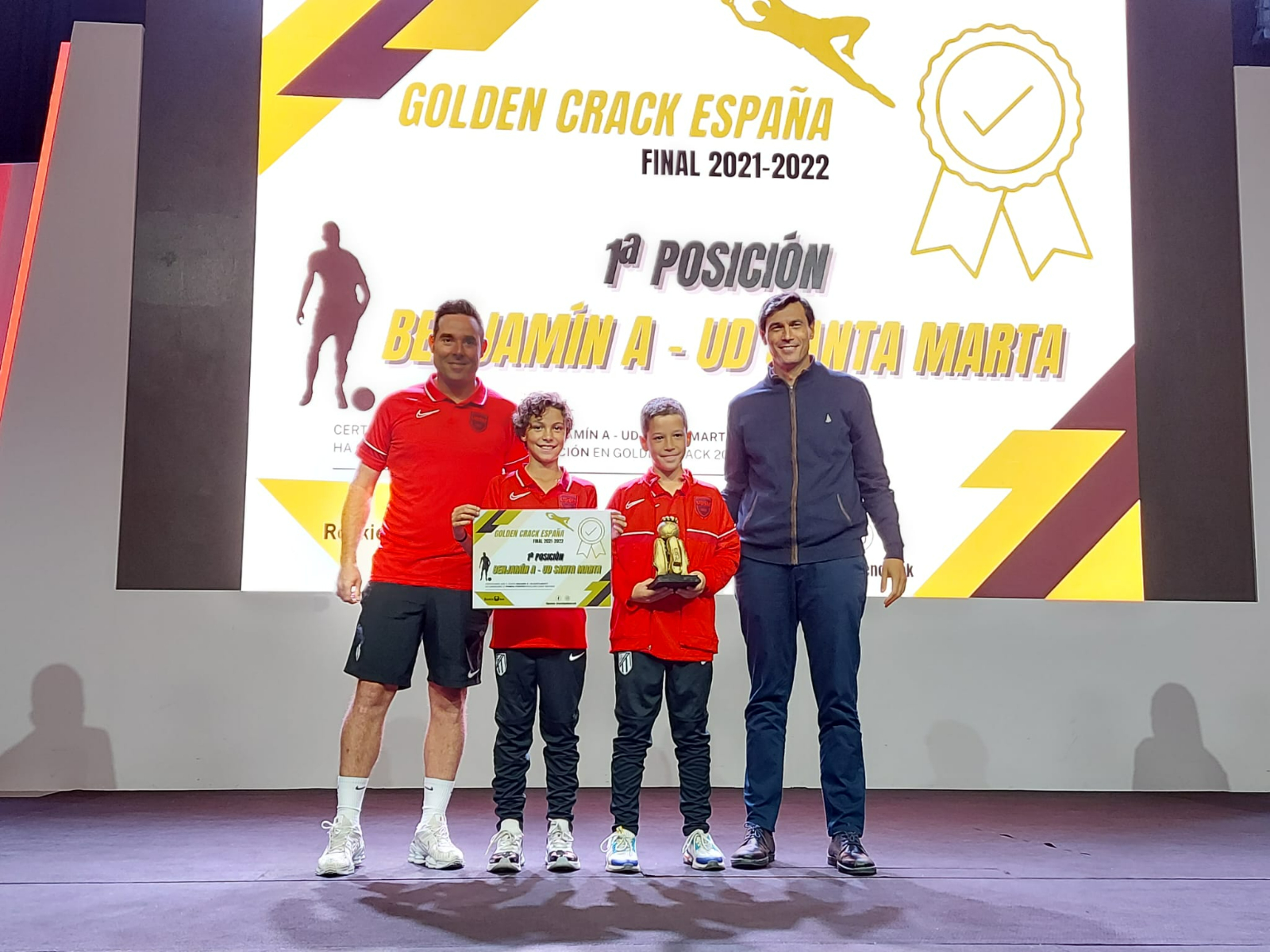 El Benjamín A del Santa Marta se lleva el Golden Crack España