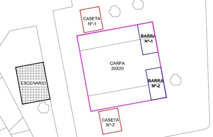 Sale a licitación la instalación de 2 barras y 2 casetas durante la Feria del Caballo