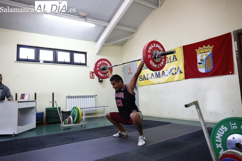 La exhibición de halterofilia sirve para abrir boca entre los salmantinos en las Ferias y Fiestas 2022