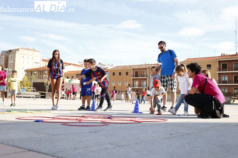 Los juegos infantiles, protagonistas de la jornada en las fiestas de AVESAL