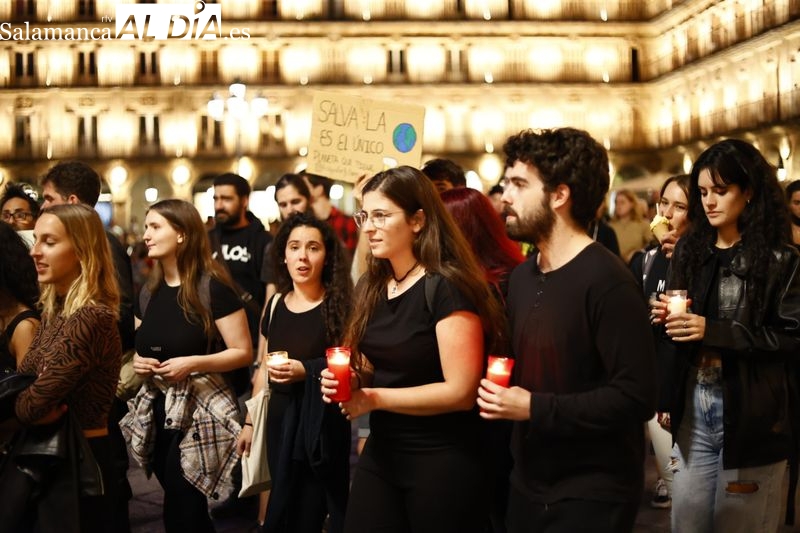 Manifestación en la Plaza Mayor por la democratización de la energía 