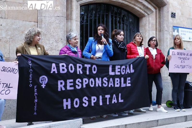 Concentración en Salamanca por el cumplimiento efectivo del derecho al aborto 