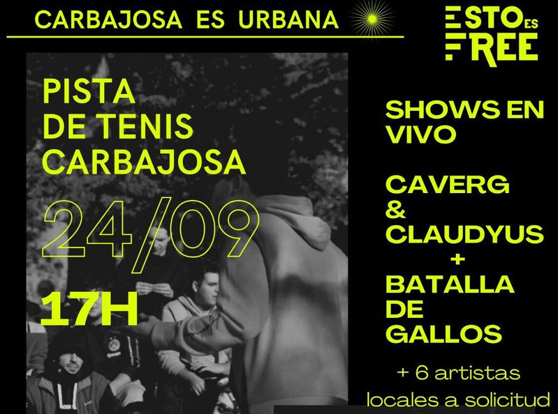 Carbajosa es urbana, una jornada dirigida a los jóvenes con un taller de improvisación y una batalla de gallos
