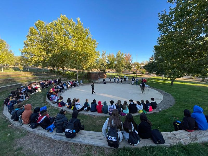 Jornada de convivencia de los alumnos de 1º de ESO del IES Vía de la Plata