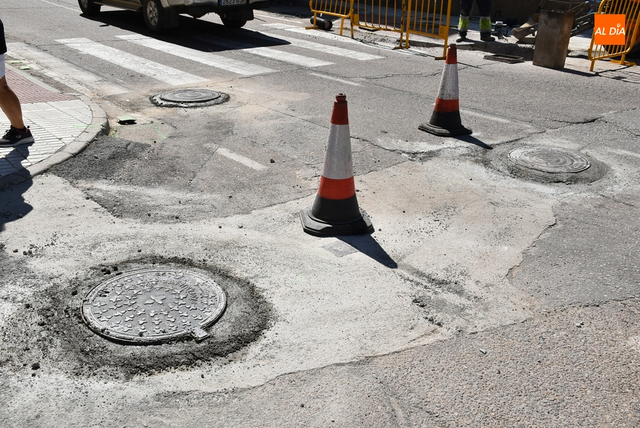 En marcha la elevación de las tapaderas y tragantes de la Avenida Conde de Foxá