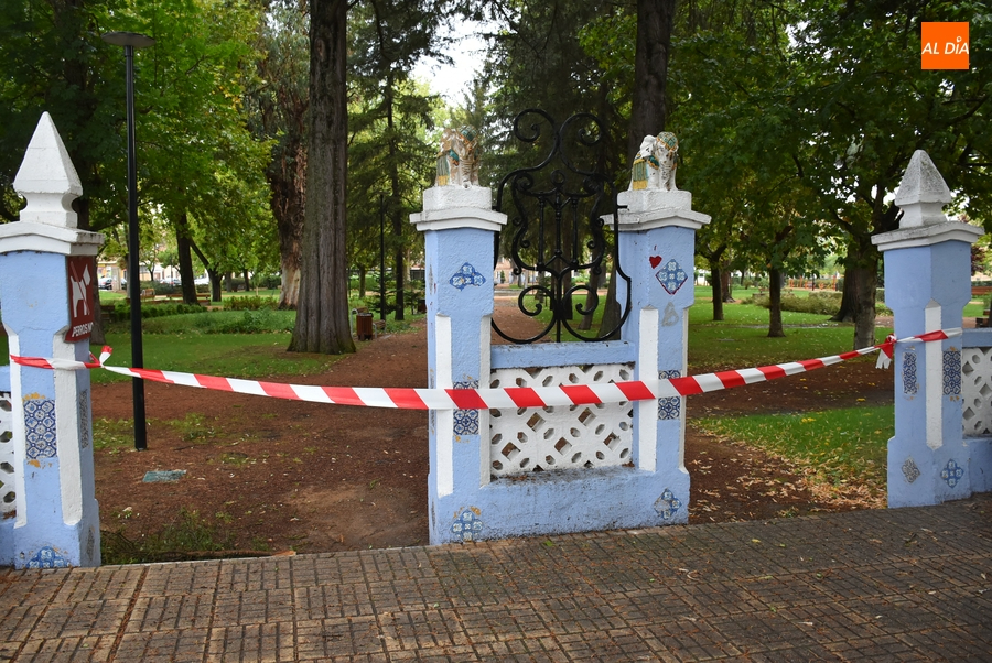 Danielle obliga a cerrar los parques tras hacer ceder ramas de todos los tamaños