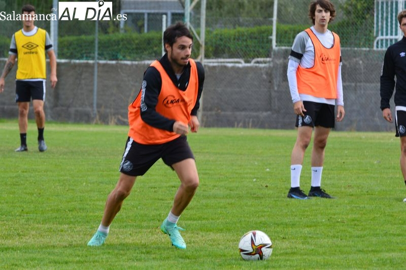 Álvarito coge tono, entrena con normalidad en el Salamanca UDS y su objetivo es Palencia