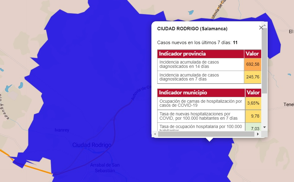 Mínimos incrementos en la nueva actualización de los datos de enfermos de coronavirus