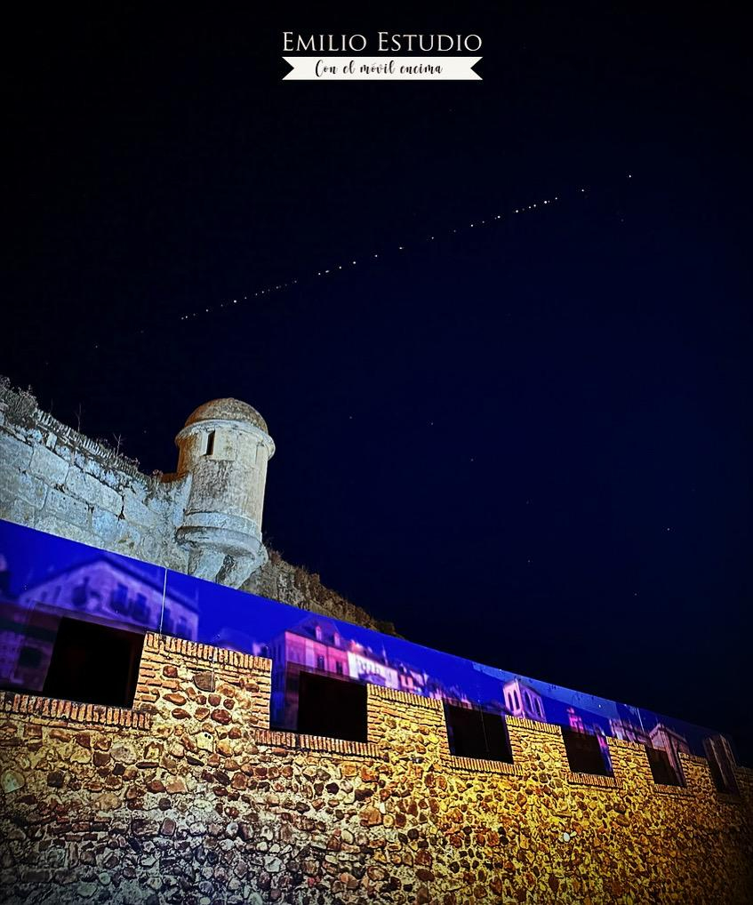 Los ensayos de Rodericus, ‘observados’ por la fila de satélites de Elon Musk