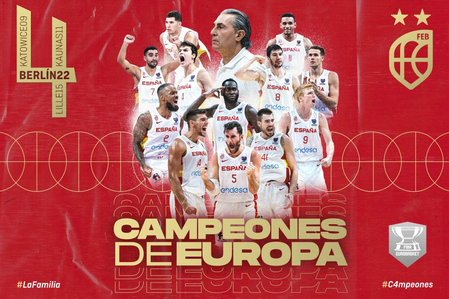 España, campeona del Eurobasket