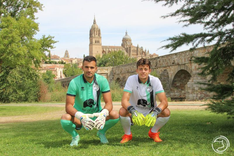 Estas son las equipaciones de los porteros de Unionistas para la 22/23