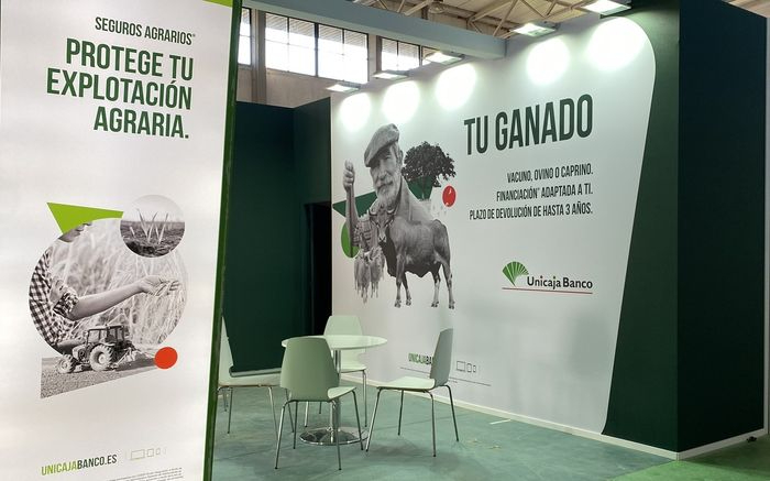 Unicaja Banco está presente en Salamaq’22 con un nuevo stand abierto a las demandas de agricultores y ganaderos   