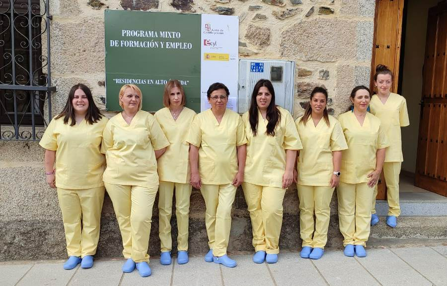 Las alumnas de ‘Residencias en Alto Águeda’ afrontan su período de prácticas