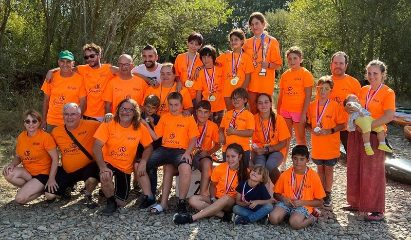 Capitán Nemo logra 72 medallas en el Regional de Piragüismo celebrado en el río Águeda