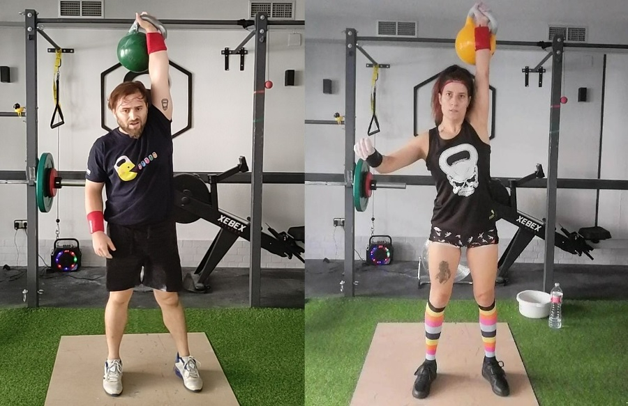 Regresa la Liga Kettlebell con dos cuartos puestos para José Raúl Manchado y Cristina Sánchez