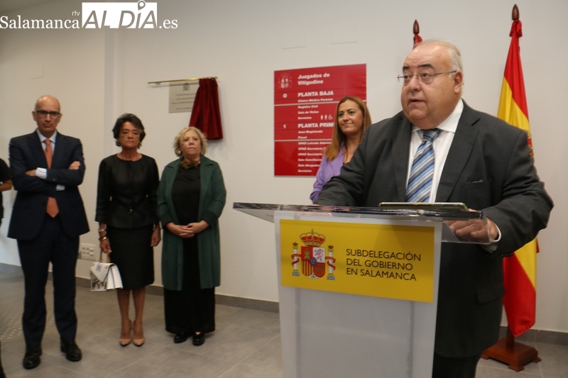 El Secretario de Estado de Justicia inaugura el nuevo Juzgado de Vitigudino tras una inversión de 1,4 millones de euros