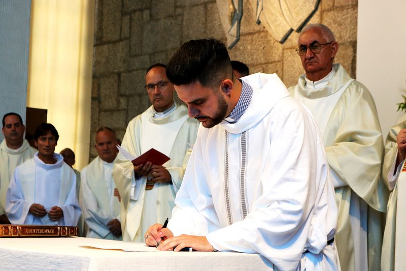 Votos perpetuos de Félix Blanco en San Jerónimo