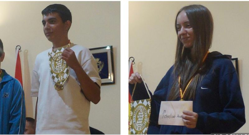 Esteban de Arriba y Lucía Sánchez ganan el X Torneo de Ajedrez Ferias de Béjar