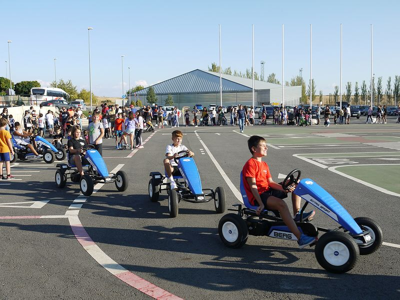 Karts y ruleta de la suerte en la Semana de la Movilidad en Carbajosa