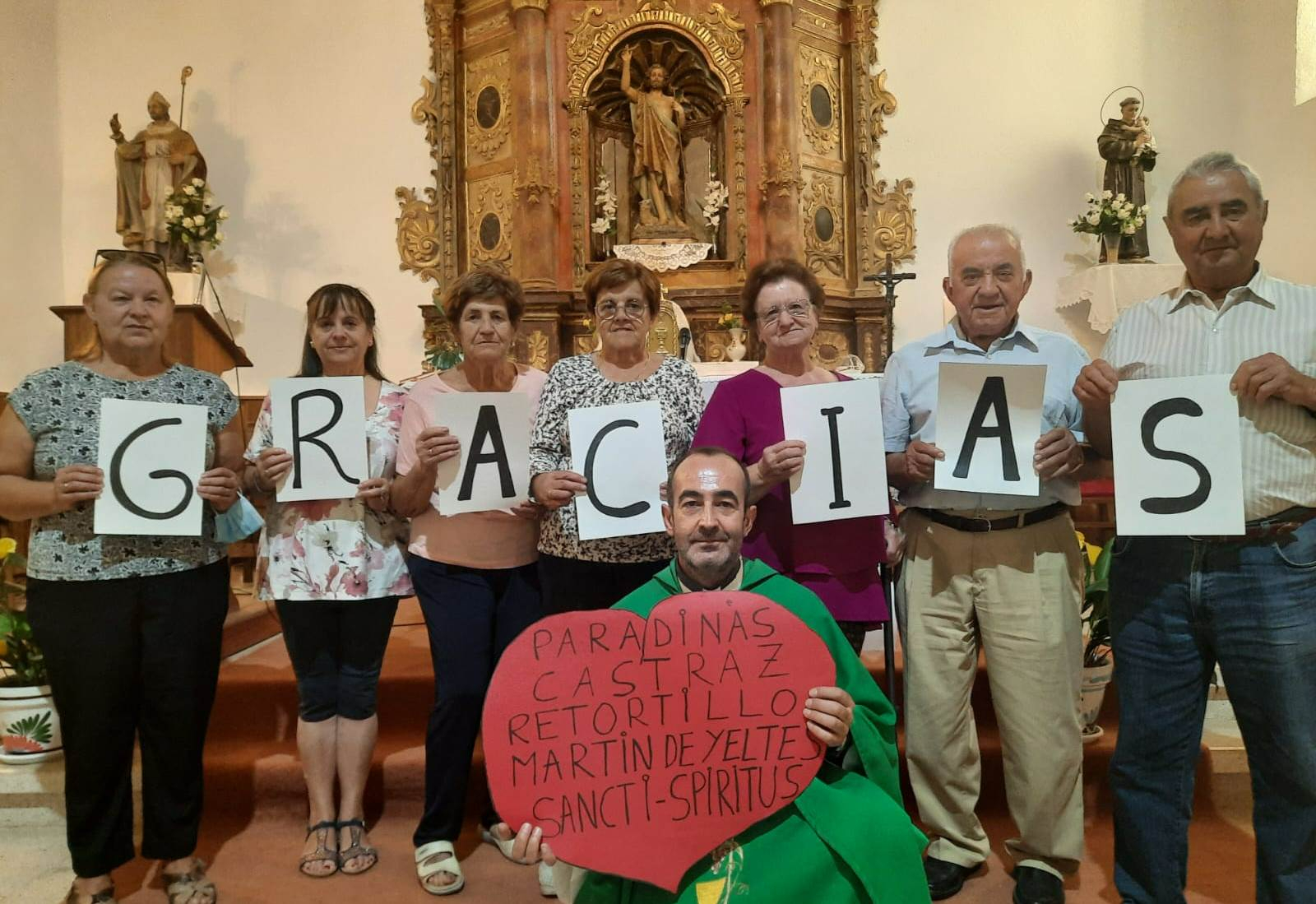 Emotiva despedida de Gabriel Ángel Cid de sus parroquias del Campo Charro